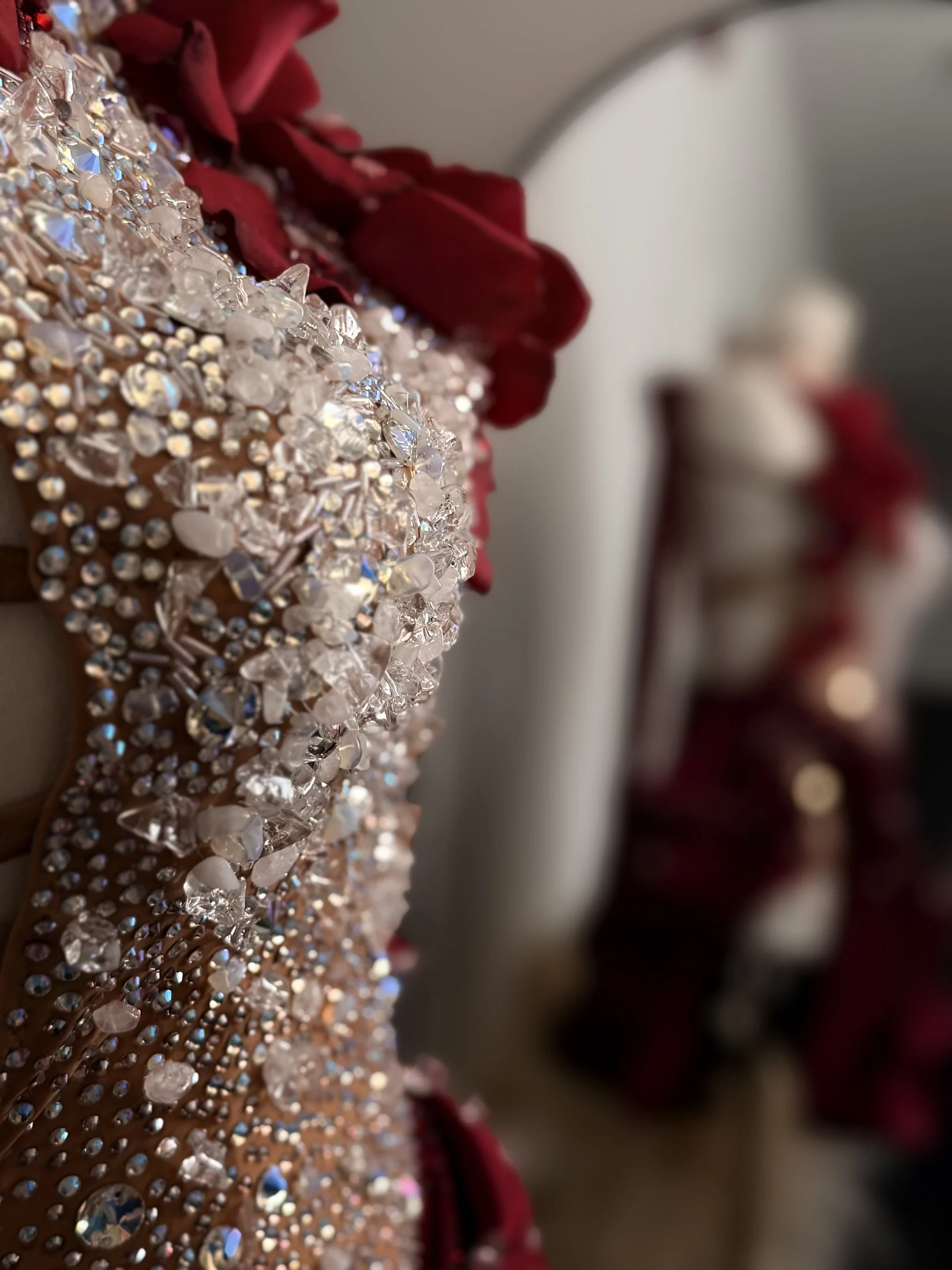 Bloom Beneath Ice final gown detail