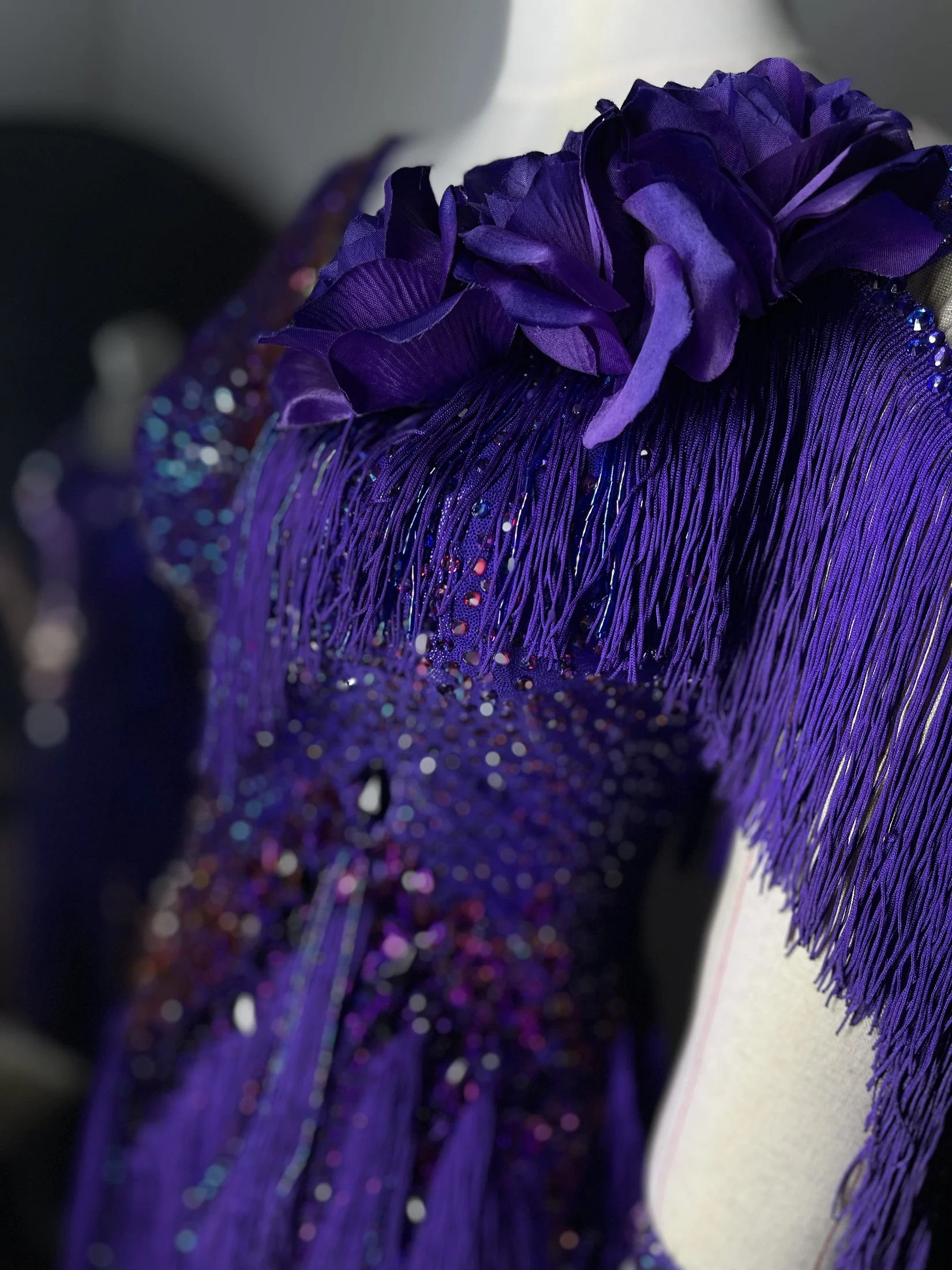 Velocity flowers and fringe detail