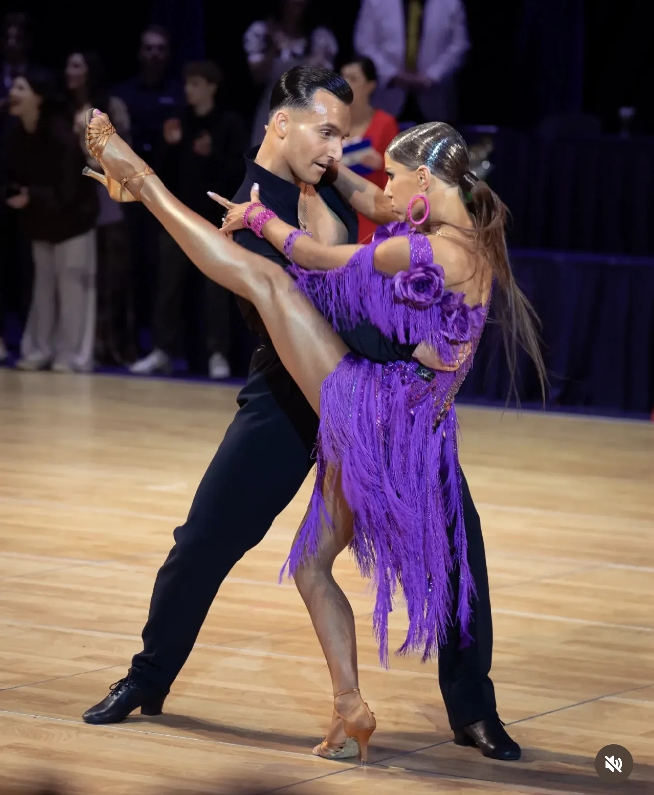 Velocity gown in Latin dance