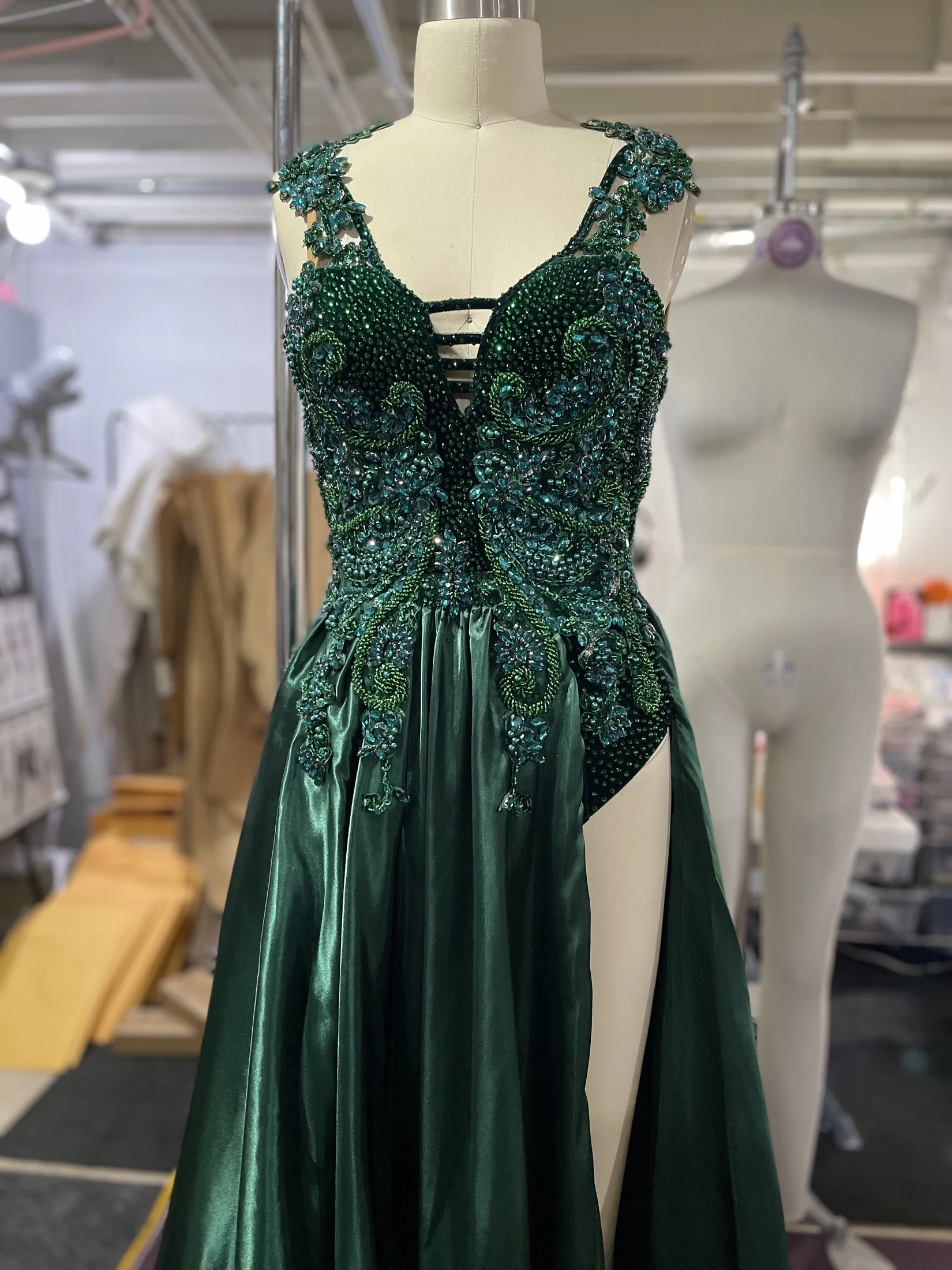 Emerald crystal detail