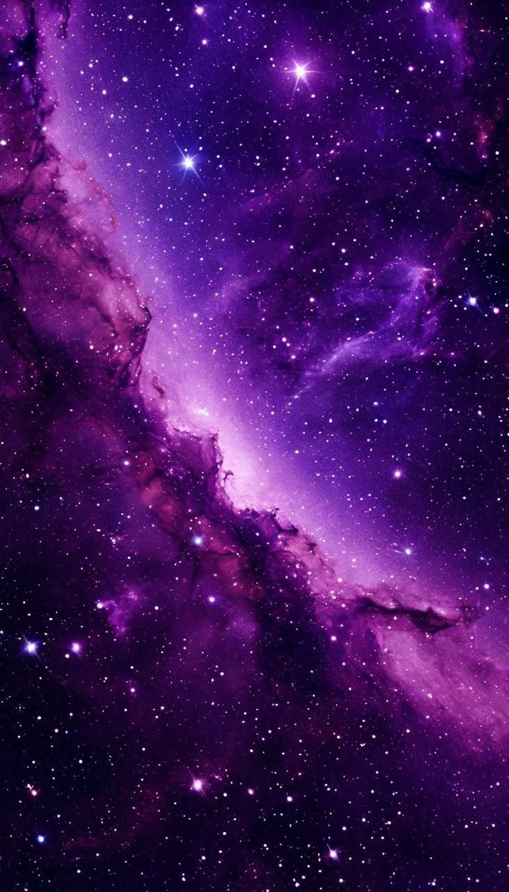 Violet galaxy clouds used as a velocity color study