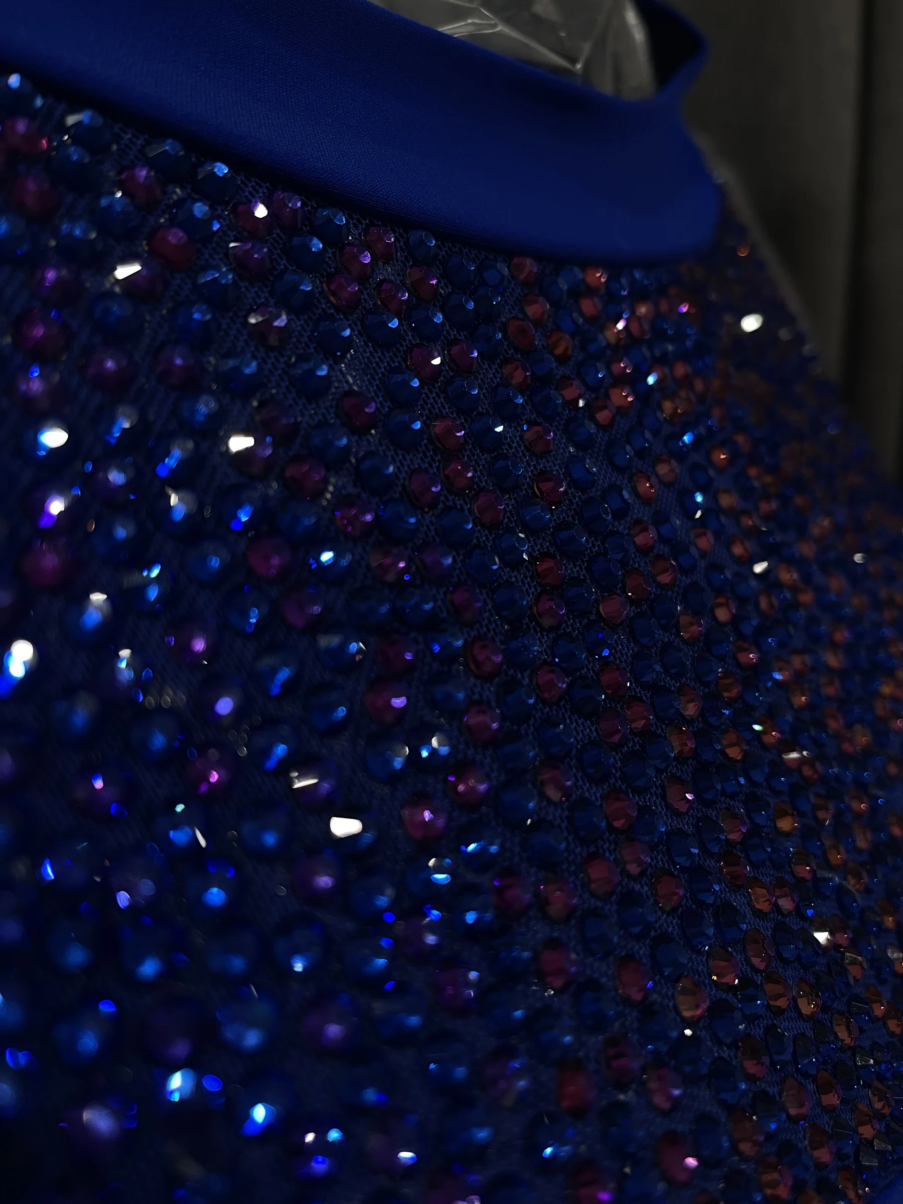 Sapphire gown design detail