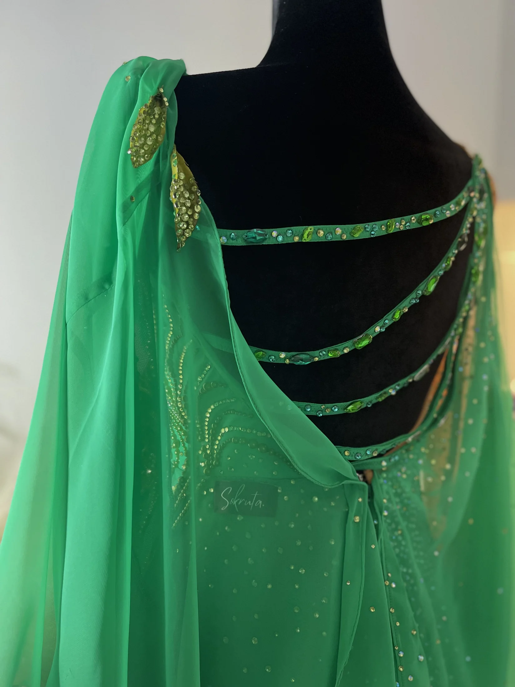 Summer's Farewell completed gown